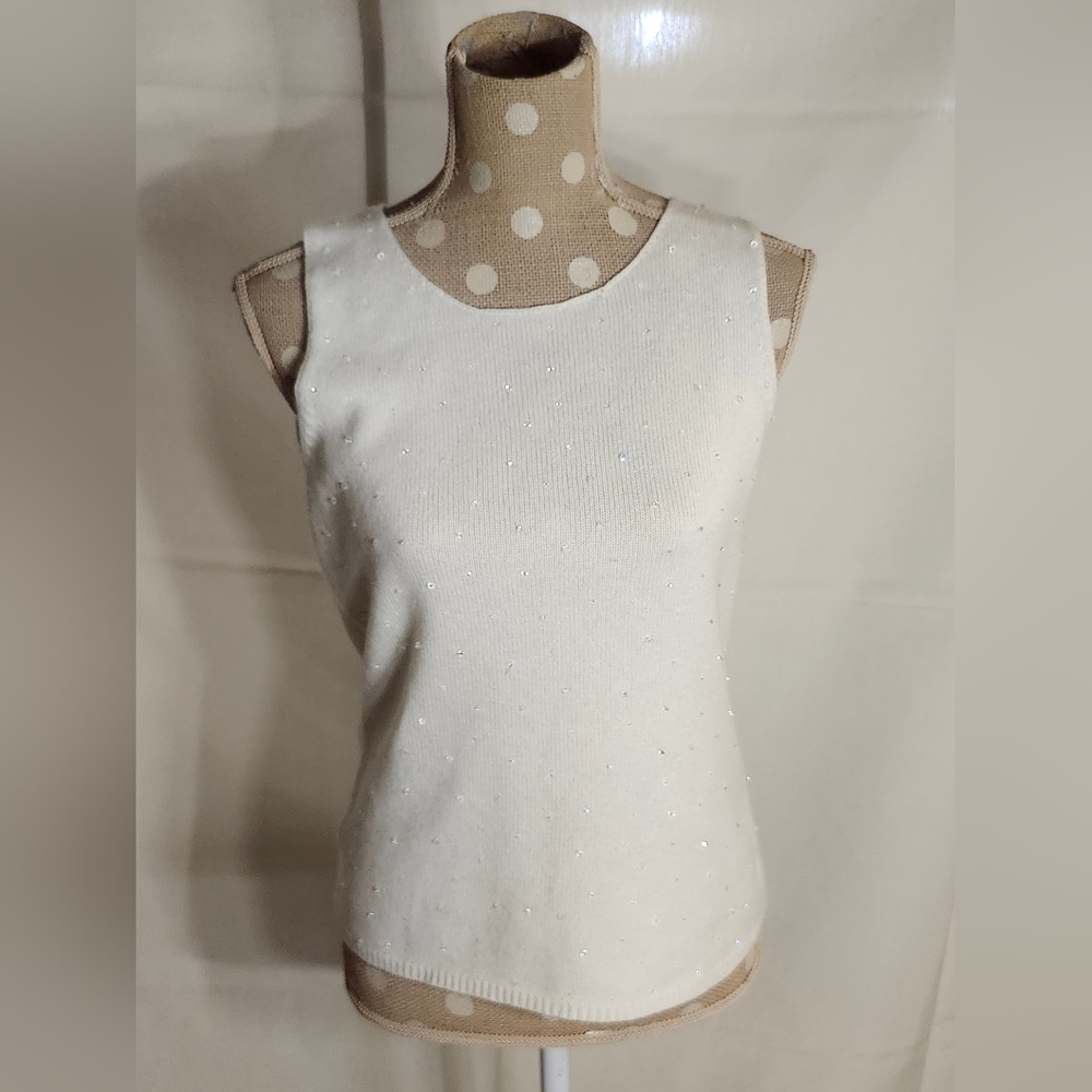 Ann Taylor Cream Tank Top
